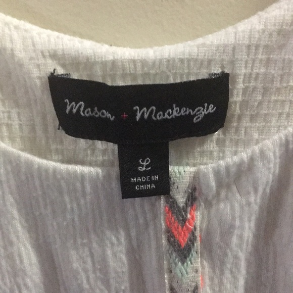 NWOT boho ruffle tank top - Picture 2 of 3